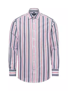 Рубашка на пуговицах классического кроя Andrew James, темно-серый