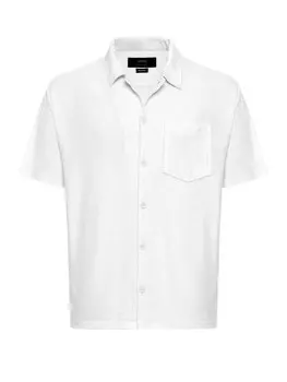 Рубашка на пуговицах классического кроя Antioch, белый