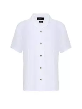 Рубашка на пуговицах классического кроя Antioch, белый