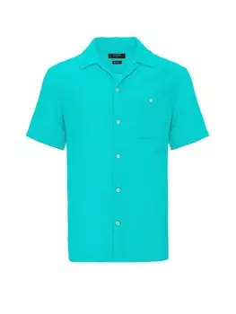 Рубашка на пуговицах классического кроя Antioch, бирюзовый