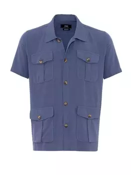 Рубашка на пуговицах классического кроя Antioch, цвет Blue/Indigo
