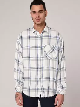 Рубашка на пуговицах классического кроя Antioch, цвет Beige/Blue