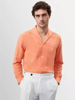 Рубашка на пуговицах классического кроя Antioch, цвет Apricot
