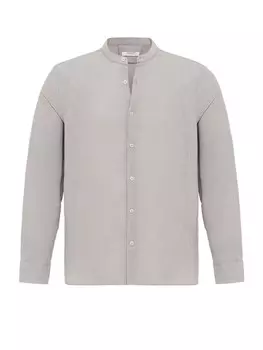 Рубашка на пуговицах классического кроя Antioch Italo, серый