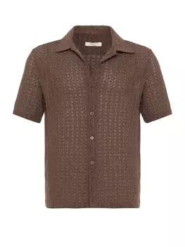Рубашка на пуговицах классического кроя Antioch, коричневый