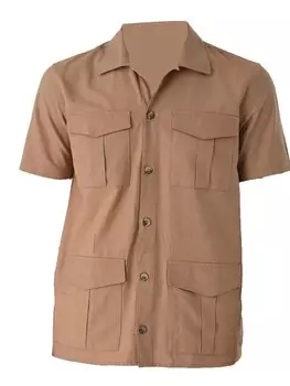 Рубашка на пуговицах классического кроя Antioch, коричневый