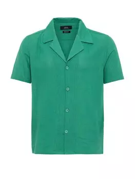 Рубашка на пуговицах классического кроя Antioch Manama, изумрудный