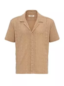 Рубашка на пуговицах классического кроя Antioch Marvin, бежевый