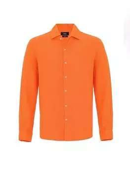 Рубашка на пуговицах классического кроя Antioch, оранжевый