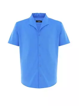 Рубашка на пуговицах классического кроя Antioch, синий