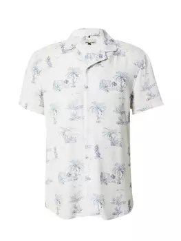 Рубашка на пуговицах классического кроя BLEND, белый