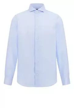 Рубашка на пуговицах классического кроя Boggi Milano, светло-синий