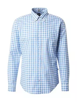 Рубашка на пуговицах классического кроя BOSS ROAN, цвет Pastel blue/Light blue