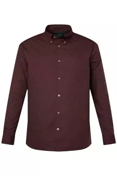 Рубашка на пуговицах классического кроя Boston Park, цвет Bordeaux/Pastel red