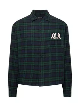 Рубашка на пуговицах классического кроя BURTON MENSWEAR LONDON, зеленый