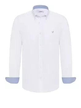 Рубашка на пуговицах классического кроя By Diess Collection Dies, белый