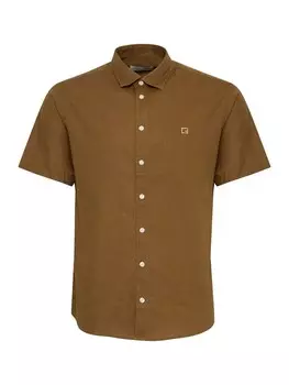 Рубашка на пуговицах классического кроя Casual Friday CFAksel, коричневый