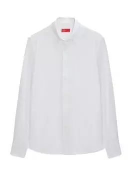 Рубашка на пуговицах классического кроя D’S Damat, белый