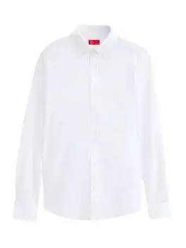 Рубашка на пуговицах классического кроя D’S Damat, белый