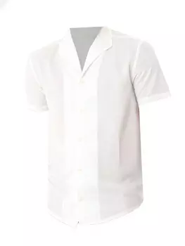 Рубашка на пуговицах классического кроя Dandalo, белый