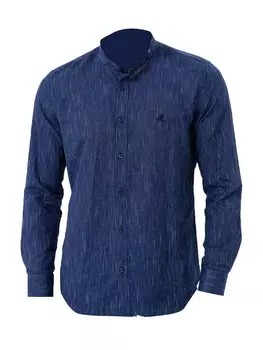 Рубашка на пуговицах классического кроя Daniel Hills, темно-синий