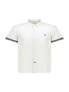 Рубашка на пуговицах классического кроя Deeluxe Mayorca, белый