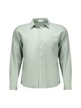 Рубашка на пуговицах классического кроя Deeluxe Sole, пастельный зеленый