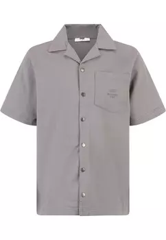 Рубашка на пуговицах классического кроя DEF Hamza, темно-серый