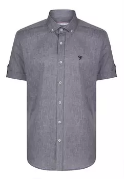 Рубашка на пуговицах классического кроя Felix Hardy, темно-синий