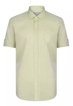 Рубашка на пуговицах классического кроя Felix Hardy, пастельный зеленый