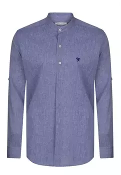 Рубашка на пуговицах классического кроя Felix Hardy, пятнистый синий