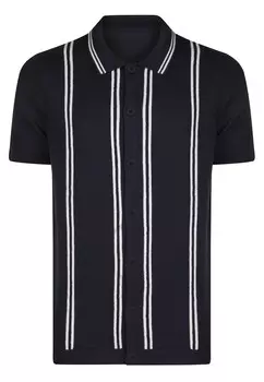 Рубашка на пуговицах классического кроя Felix Hardy, темно-синий