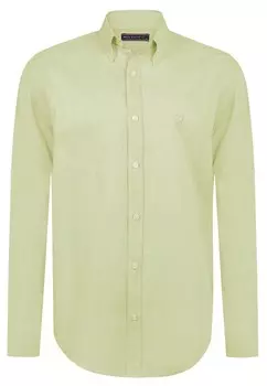 Рубашка на пуговицах классического кроя Felix Hardy, светло-зеленый