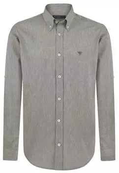 Рубашка на пуговицах классического кроя Felix Hardy, серый