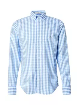 Рубашка на пуговицах классического кроя GANT, цвет marine blue/Light blue
