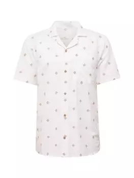 Рубашка на пуговицах классического кроя HOLLISTER, белый