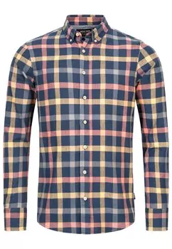 Рубашка на пуговицах классического кроя INDICODE JEANS Riverside, темно-синий