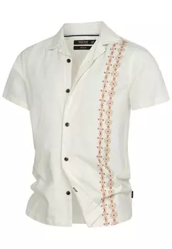 Рубашка на пуговицах классического кроя INDICODE JEANS Cotta, белый