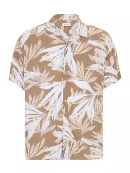 Рубашка на пуговицах классического кроя Jack & Jones Plus JJEJeff, светло-коричневый