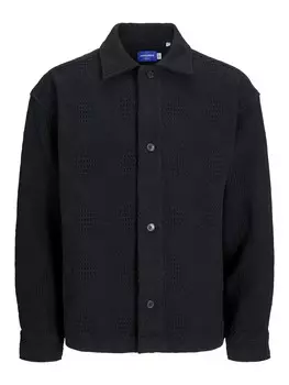 Рубашка на пуговицах классического кроя JACK & JONES, черный