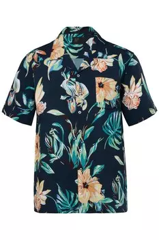 Рубашка на пуговицах классического кроя JP1880, цвет Navy/Azure