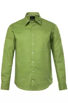 Рубашка на пуговицах классического кроя JP1880, цвет Grass green