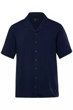 Рубашка на пуговицах классического кроя JP1880, морской синий