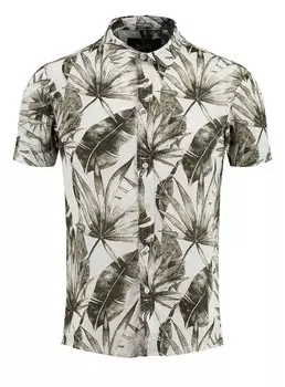 Рубашка на пуговицах классического кроя Key Largo, цвет Khaki/Light green