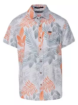 Рубашка на пуговицах классического кроя KOROSHI, серый