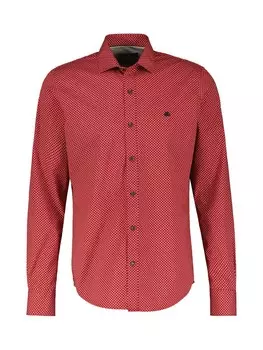 Рубашка на пуговицах классического кроя LERROS, красный