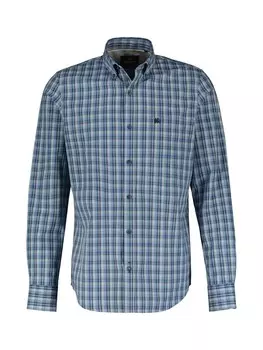 Рубашка на пуговицах классического кроя LERROS, синий