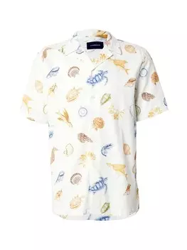 Рубашка на пуговицах классического кроя Lindbergh, белый