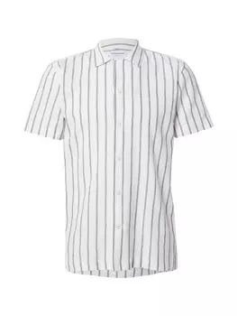 Рубашка на пуговицах классического кроя Lindbergh, белый