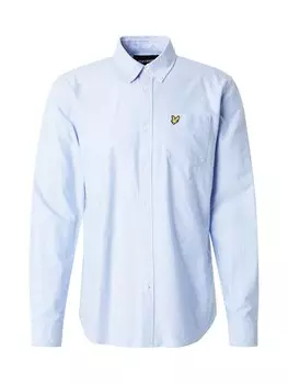 Рубашка на пуговицах классического кроя Lyle & Scott, светло-синий